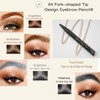 Eyebrow Pencil HOUSN Microblading Eyebrow Pencil with Four Fork Tips,