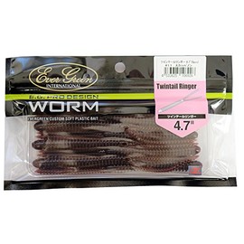 EVERGREEN Worm Twin Tail Ringer 4.7" Scappanon #11 Lure