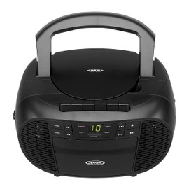 Jensen CD-550 Portable Stereo Compact Disc Cassette Recorder with AM/FM Radio