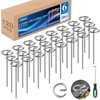 Yalumo Landscape Fabric Pins 120 Pcs, Thickened 8 Gauge Galvanized