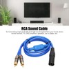 XLR Male to Dual RCA Sound Cable 3.3ft Stereo XLR