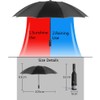 10 Ribs Inverted Folding Umbrella Windproof Travel Portable Reverse Umbrella