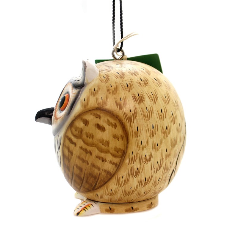Songbird Essentials SE3880065 Owl Gord-O Birdhouse (Set of 1)