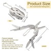 UEAVOID Car Keychain, Portable Mini Outdoor Hand Tool Multitool Pliers