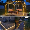 FOEERS Rope Lights Outdoor,50FT Connectable LED Tube Lights with Plug