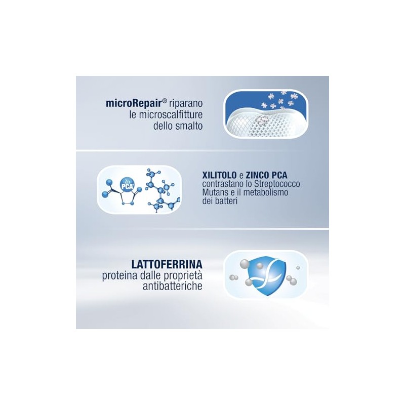 Biorepair, Advanced Toothpaste with Active Shield Against Caria, 3 Packs