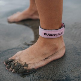 Buddyswim Neoprene Chip Holder.Elastic Ankle Strap Ideal for Swimming, Cycling, Running, Triathlon or other sports