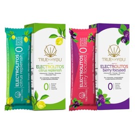 Electrolitos sin Azúcar, Hidratación en Polvo, Fórmula Premium con Minerales Escenciales y Minerales Traza. Keto, Paleo y Vegano, Paquete de 7 Sobres 