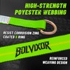 Bolvixor 8 Pack 2" x 96" Lasso Strap - 9900LBS