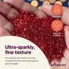 Springboard 100g Red Craft Glitter Shaker Pot, Bright Decorative Glitter