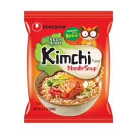 Nongshim Kimchi Spicy Red Chili Ramyun Ramen Noodle Soup Pack – 4.2 oz x 16 Ct