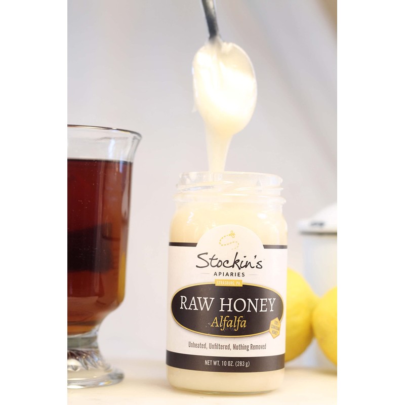 Stockin's Apiaries Raw Alfalfa Honey In Bulk, Unheated, Unfiltered, &