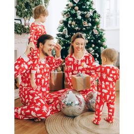 Vaenait Matching Christmas Pajamas For Family Xmas Pjs Holiday Matching Polarbear 12M