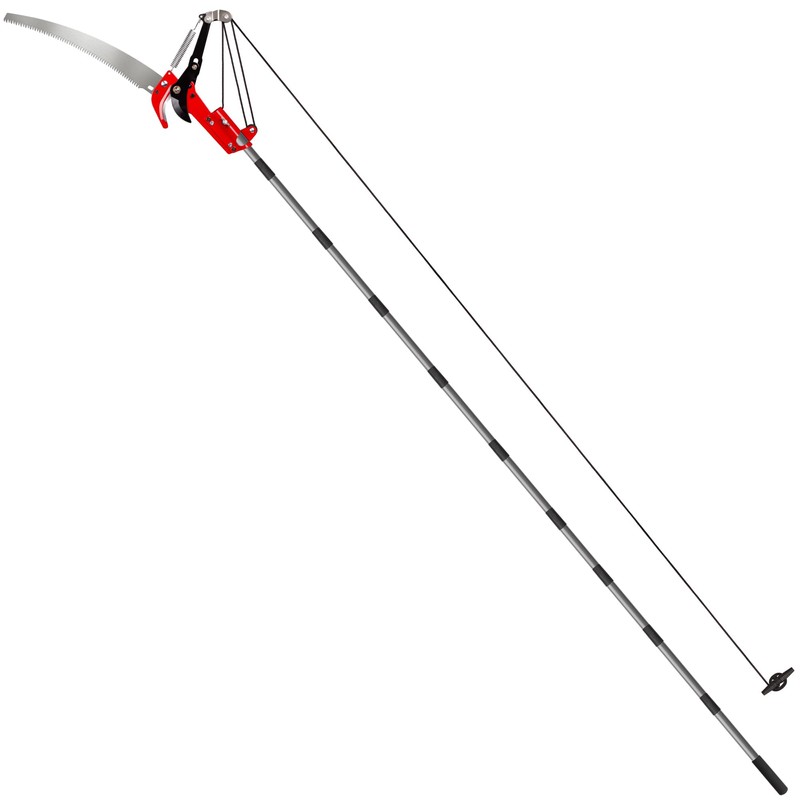 Suchtale 14ft Pole Saw, Manual Tree Pruner with Sharp Steel