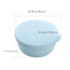 Round Seal Waterproof Soap, 2PCS Waterproof Soap Protector, Travel Portable Soap Dish, Round Travel Soap Case Container Box Home Shower Outdoor Camping