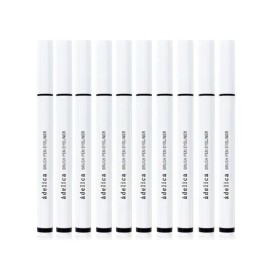 Atomy Adelica Brush Pen Eyeliner Black 10pcs / 애터미 아델리카 붓펜 아이라이너 블랙 10개