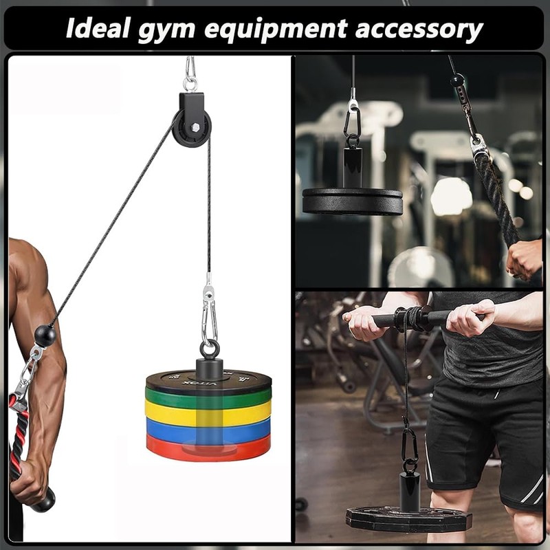 LOOEEL Weight Loading Pin with Heavy-Duty Hook and Loop,Suitable for