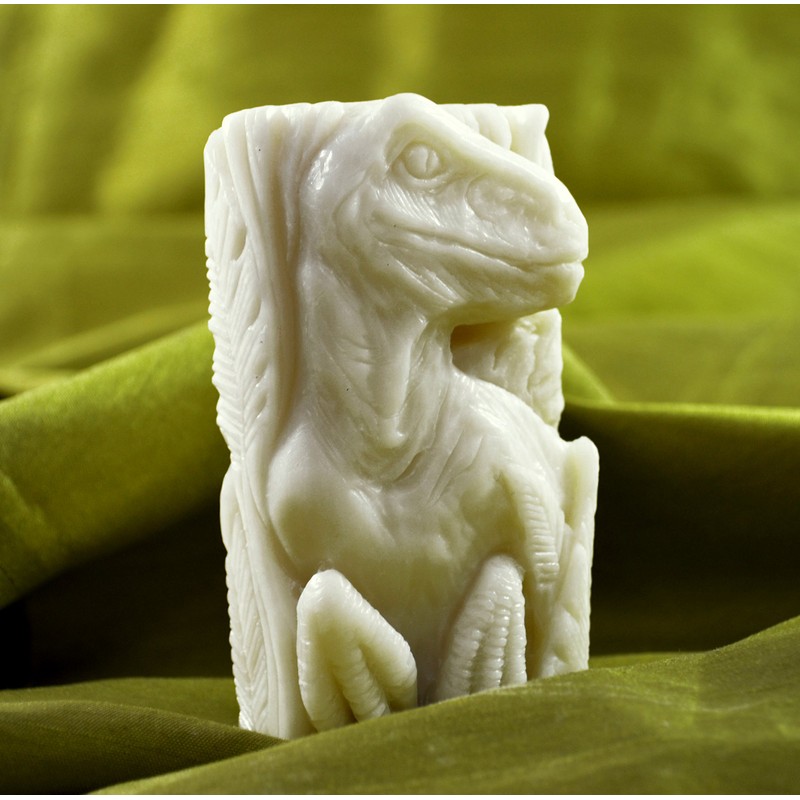 ARTCRAFTMOLDS - Molde de silicona de dinosaurio, jabón, yeso, cera,