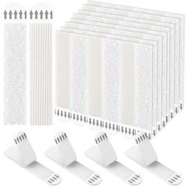 Picture Hanging Strips Heavy Duty, 24 Pairs (48 Strips) picture hanging strips, Use to Hang Picture Frames and Christmas Hooks for Hanging Pictures, No Damage, Hang Pictures on The Wall Without Nails