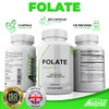 Folate 1000mcg (L-Methylfolate) 120 Capsules, 5-MTHF Active Form of Folic