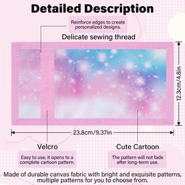 JINJUMEI Children's Neck Pouch for Boys and Girls, Children's Wallet with Lanyard, Cute Wallet with Note Compartment and Coin Compartment, Christmas Birthday Gift for Children, pink, Minimalist