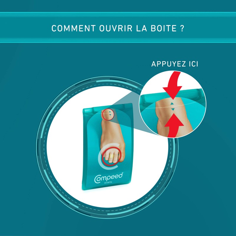 Compeed Blisters On Toes, 8's (Pack of 1)