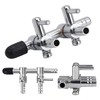 Movoja AQ Air Aquarium Air Distributor, 6 Ways, Continuously Adjustable,