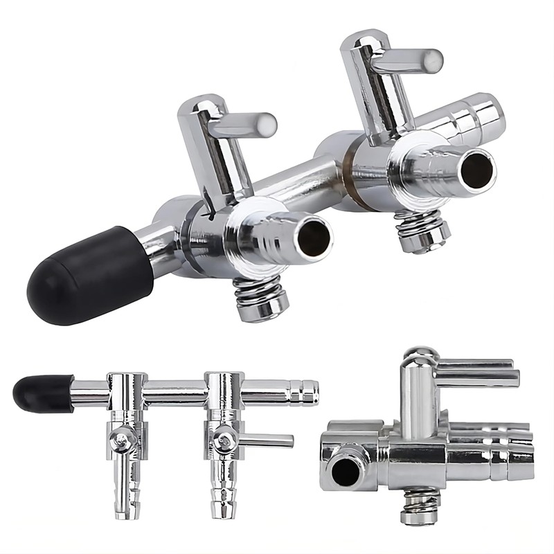 Movoja AQ Air Aquarium Air Distributor, 6 Ways, Continuously Adjustable,