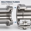 3 Inch V-Band Exhaust Clamp Kit with Male Female Flanges