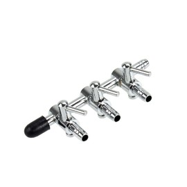 AQUANEAT Aquarium Air Control Valve, Fish Tank Air Valve, Metal Stainless Steel Gang Valve, Air Flow Distributor Splitter for Air Pump