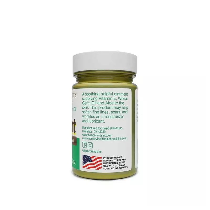 Basic Organics Natural Vitamin E Ointment For Dry Skin and