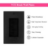 VCE Single Brush Wall Plate with Single Gang Low Voltage