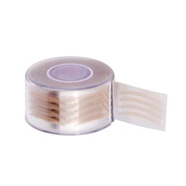 minkissy 600pcs Women Eyelid Tape Double Eyelid Sticker Lash Bond and Seal Waterproof Natural Fiber Mesh Tape for Hooded Eyes