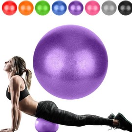 Bender Pilates Small Exercise Mini Bender Ball for Therapy, Core Training, Balance, and Physical Therapy - 9 Inch Exercise Tool for Pilates and Yoga - Color: Purple
