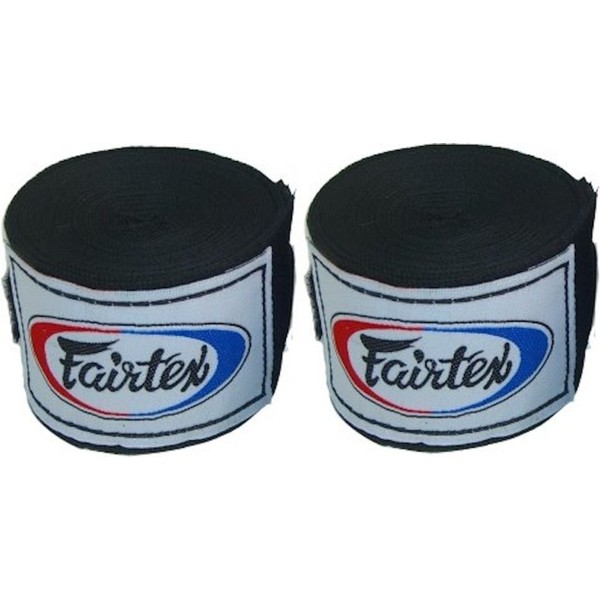 Fairtex Hand Wraps Elastic 1 Pair - Black