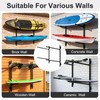 LILYPELLE Wall Mount Kayak Storage Rack, 2-Tier Heavy Duty Kayak