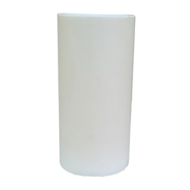 OTOOLWORLD 99.3% Alumina Crucible Al2O3 Aluminum Oxide Crucible Assay Crucible for Lab Laboratory (Φ50*100MM)