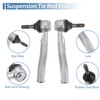 X AUTOHAUX 2pcs Front Outer Tie Rod Ends Kit Suspension