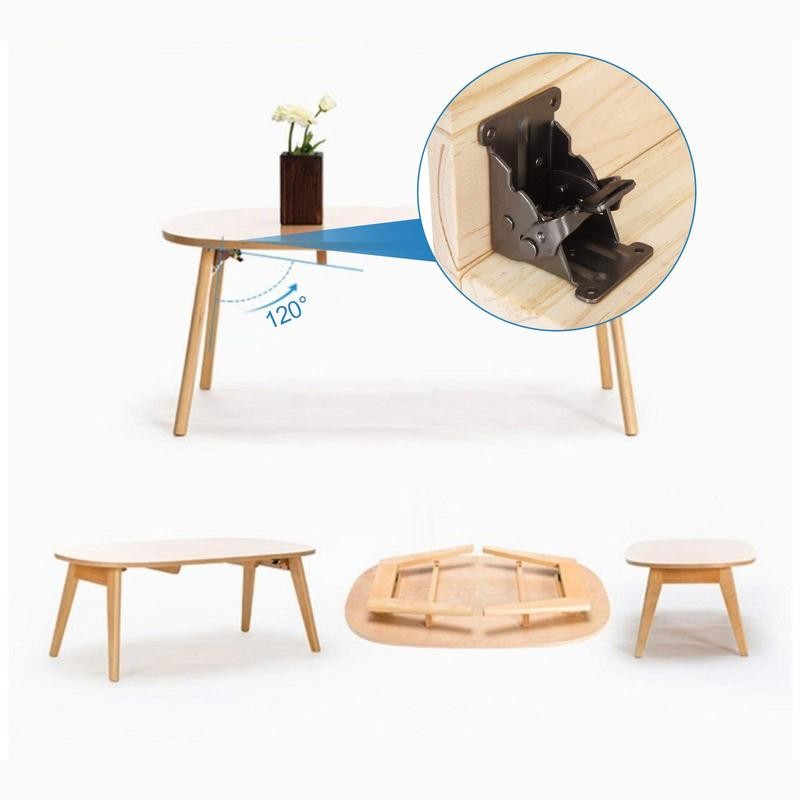 8Pack Folding Table Legs Bracket Foldable Table Bracket Lock Extension