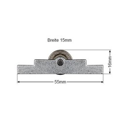 Sliding Door Track Rail Floor Rail Sliding Door Roller Fittings (Type 5)