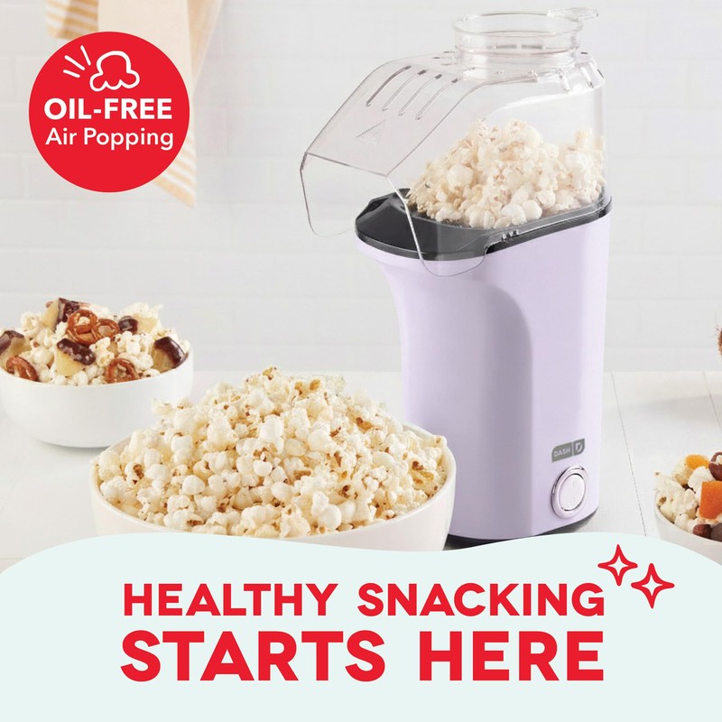 DASH Hot Air Popcorn Popper Maker with Measuring Cup to