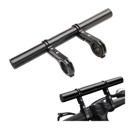 Bicycle Handlebar Extender,Aluminum Alloy,11.8in,Multifunctional Bracket Extension,Phone Holder,GPS,Speedometer,Easy Install