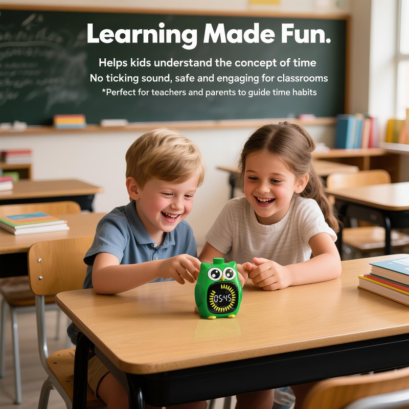 Doli Yearning Visual Timer for Kids, 99 Minute Cute Owl