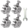 Stainless Steel C Clamps, Mini Tiger Clamp Set for Mounting,
