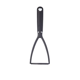 MasterClass Potato Masher, Stainless Manual Mash Potato Maker, Ergonomic Soft-touch Nylon Handles, 34 cm (13.4"), Black