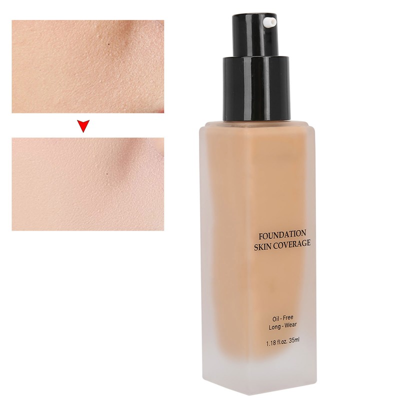 IMAGIC Liquid Foundation Waterproof Cover Blemish Oil Control Concealer Cosmetic