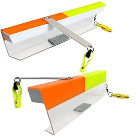 Rhino Premium Flexiboard Trolling Tackle - Orange/Yellow, One Size