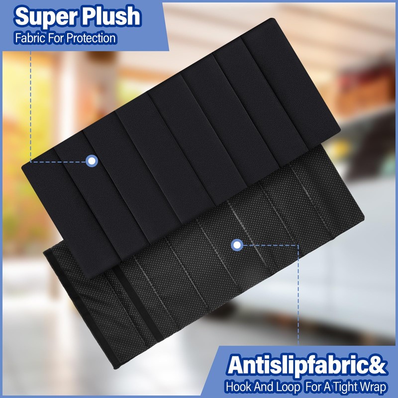 Mindsoft 6 Pcs Garage Pole Padding with Anti Slip Fabric