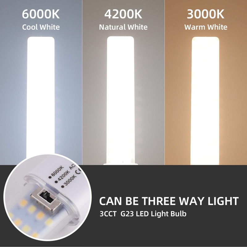 Lidesheng G23 LED Light Bulb 6W Replacement 13W CFL LED