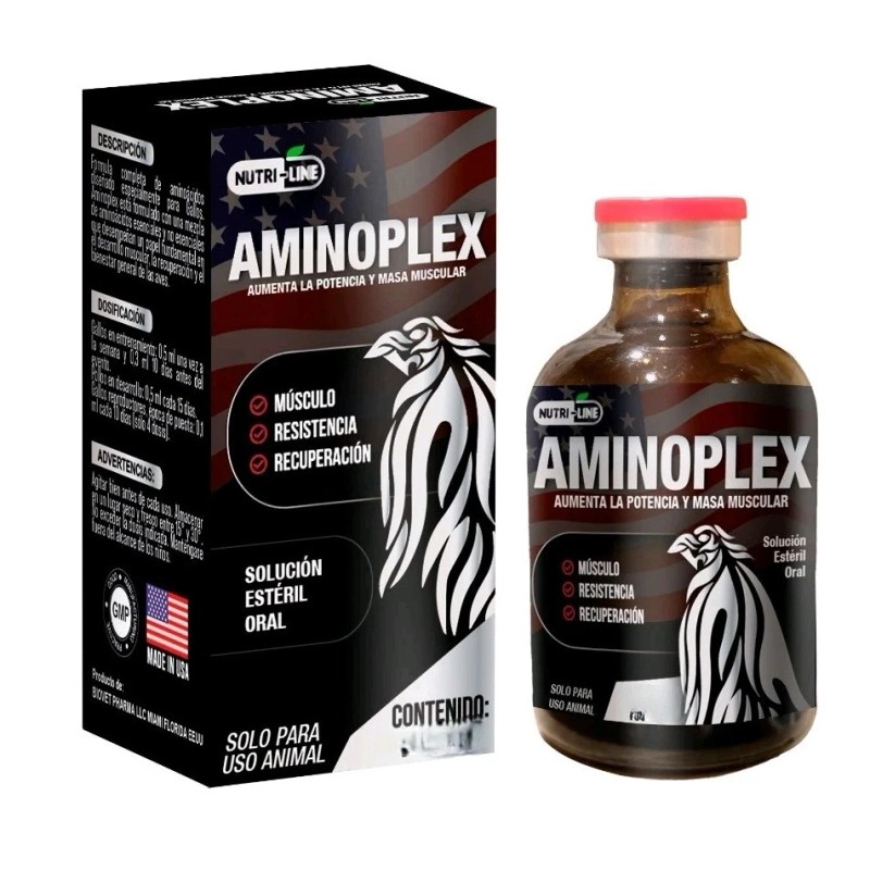 Nutri-Line Aminoplex Aminoacids For Roosters/Gallos 50ml Exp.02/28